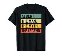 Albert The Man The Myth The Legend Citazione Personalizzata Divertente Maglietta