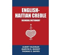 Albert Valdman English-Haitian Creole Bilingual Dictionary (Tascabile)