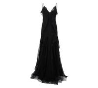 Alberta Ferretti - Abito da sera con scollo a V - - Dresses - Donna - Nero - S