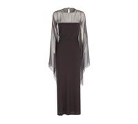 Alberta Ferretti - Abito Lungo con Maniche in Chiffon - - Dresses - Donna - Marrone - M