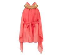 Alberta Ferretti - Camicetta con nodo in vita - - Blouses & Shirts - Donna - Rosso - M