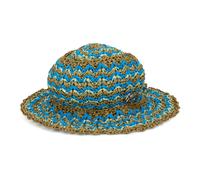 Alberta Ferretti - Cappello a tesa larga intrecciato - - Accessories - Donna - Multicolore - M