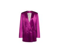 Alberta Ferretti - Shiny satin double-breasted jacket - -Jackets -Donna -Viola -XL