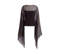 Alberta Ferretti - Top con trasparenze - - Blouses & Shirts - Donna - Marrone - L
