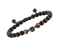 ALBERTBAND Bracciale uomo Bracciale di perline Bracciale proiezione personalizzato con foto Regalo creativo per lui Marito Papà Fidanzato Regalo di compleanno per la festa del papà (BA-5)