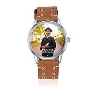 ALBERTBAND Orologi da Polso con Foto Personalizzati Incidi Orologio da Polso con il Tuo Messaggio Regalo di Laurea per lei Lui Figlia Figlio BFF Laureato Studenti delle Scuole Medie Superiori (#2)