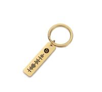 ALBERTBAND Portachiavi per Donna Portachiavi Personalizzato Scannable Music Portachiavi con codice Spotify Personalizza il tuo portachiavi musicale (1 pcs-Gold)