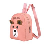ALBERTBAND Zaino Personalizzato per Bambini Zainetti Bambini con Nome Scuola Materna Primaria per Bambine Bambini Zaino per la Scuola Dell'infanzia (Rosa)