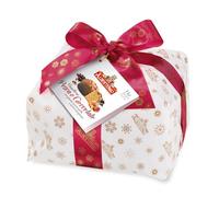 ALBERTENGO - Dal 1905 - Panettone alla Pesca e Ciccolato con glassa alla Mandorla e Nocciole IGP del Piemonte