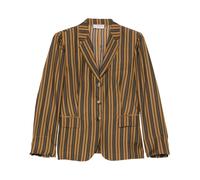 Alberto Biani, ,Jackets ,Donna ,Marrone ,M Striped Blazer