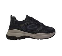 Scarpe da Ginnastica in Pelle e Tessuto per Uomo, Suola in Gomma, Plantare Estraibile, Altezza Suola 5 cm (Blu, Sistema Taglie Calzature EU, Adulto, Numero, Media, 42)