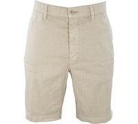 Alberto Pantaloncini Max-K in twill di lino, beige