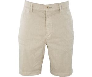 Alberto Pantaloncini Max-K in twill di lino, beige