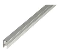 Alberts 030203 Profilo ad angolo, autobloccante, alluminio, anodizzato argento, 1000 x 10,9 x 20 mm