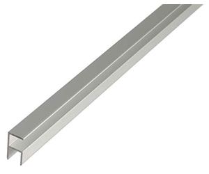 Alberts 030609 Profilo ad angolo, autobloccante, alluminio, anodizzato argento, 1000 x 12,9 x 24 mm