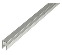 Alberts 030845 Profilo ad angolo, autobloccante, alluminio, anodizzato argento, 1000 x 19,5 x 38,9 mm