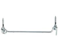 Alberts 204464 Gancio Storm, con piastre angolari o occhielli, zincato blu, lunghezza 157 mm, gancio Ø 5 mm