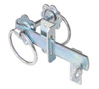 Alberts 210250 Serratura per cancelli da giardino, per cancelli alti o cancelli paravento, zincato galvanico, con strato spesso passivato