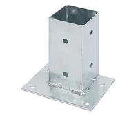 GAH-Alberts 211738 Porta palo da avvitare, Acciaio, 71 x 71 mm