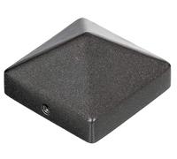 Alberts 217082 Copripalo per Pali in Legno, Alluminio, 70 x 70 mm