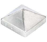 Alberts 217235 Copripalo per Pali in Legno, Alluminio, 90 x 90 mm / 1 Stück