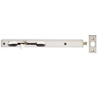 Alberts 243000258400 Asta Tubolare Quadrata con Leva, Acciaio, Grezzo-Superficie: Laccata Argento, Piccolo