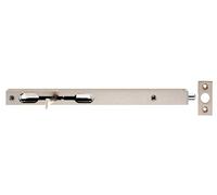 Alberts 243000258405 Asta Tubolare Quadrata con Leva, Acciaio, Grezzo-Superficie: Laccata Argento