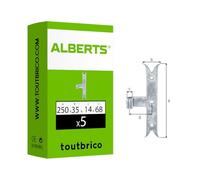 Alberts 306557 Cerniera centrale dell'avvolgibile | diritta, coda di carpa terminale | blu galvanizzata | rotolo Ø14 mm | dimensione 250 x 35 mm