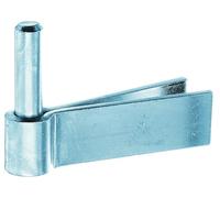 Alberts 306779 Cardine da murare, gancio a muro F, zincato blu, entrata Ø14 mm, 92 x 30 mm