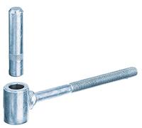 Alberts 307394 Morsetto per avvitamento | blu galvanizzato | arretramento Ø14 mm | lunghezza 125 mm