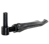 Alberts 307509 Cardine da murare | Gancio a Muro F | Regolabile di 27 mm, Acciaio, entrata Ø14 mm | 110 x 30 mm