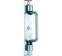 Alberts 307639 Maniglia per portone, Tipo St. Etienne, zincata blu, 160 x 30 mm