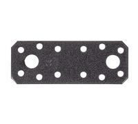 Alberts 311124 Cardine su piastra, nelle versioni con gancio DI o DII, zincato blu, entrata Ø16 mm, Piastra 115 x 40 mm