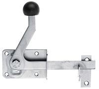 Alberts 326005 Chiusura per cancelli da giardino, acciaio inox, 80 x 55 mm