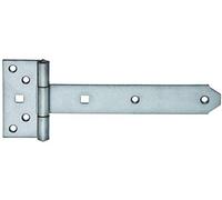 Alberts 327125 Bandella a cerniera, con spina rivettata, acciaio inox, bandella 192 x 34 mm, cerniera 92 x 44 mm