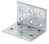 Alberts 330651 Angolo di lamiera forata, zincata sendzimir, 40 x 40 x 60 mm, set da 20