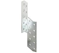 Alberts 330941 Supporti ancoranti, dx e sx, zincati con procedimento Sendzimir, 32 x 32 x 170 mm, Set da 12