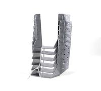 Alberts 331399 Staffa per Travi, Tipo A, zincata con procedimento Sendzimir, 100 x 140 mm, Set da 6