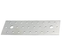 Alberts 331955 - Piastra forata zincata Sendzimir, 200 x 60 mm