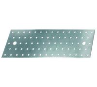 Alberts 332037 Piastra di giunzione multiforo, Acciaio, 300 x 100 mm / 20 pz