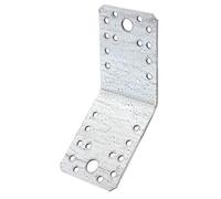 Alberts 335601 Squadretta di giunzione, Acciaio, 90 x 90 x 65 mm / 25 pz