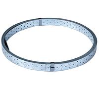 Alberts 339043 Nastro forato | zincato con procedimento Sendzimir | 10 m, 40 x 2 mm