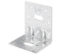 Alberts 342197 - Raccordo angolare per carichi pesanti, con due lamelle color argento
