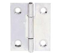 Alberts 345877 Cerniera, Acciaio, 41 x 33 mm / 50 pz