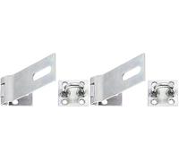 Alberts 348366 Chiusura di Sicurezza, Acciaio, 37 x 38/93 mm (Confezione da 2)