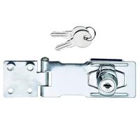 Alberts 348458 Sicurezza, chiudibile a Chiave, cromata, lunghezza chiusura 100 mm, larghezza 41,5 mm