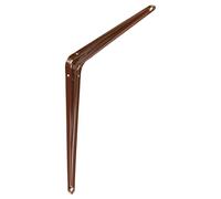 Alberts 348823 Console in Acciaio, Marrone