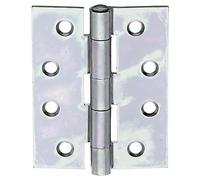 Alberts 348991 Cerniera, mezza larghezza, zincata sendzimir, 63 x 63 mm, set da 20