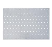 Alberts 353483 Piastra Forata, Acciaio, zincato con procedimento Sendzimir, 300 x 200 mm