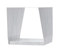 Alberts 355128 Casetta per uccelli Delta - Cassetta nido in acciaio in vari colori di tendenza - Nido per uccelli da appendere o appoggiare - 145 x 265 x 160 mm